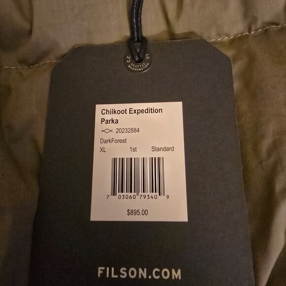 New Filson Chikoot Parka - Picture 7 of 7